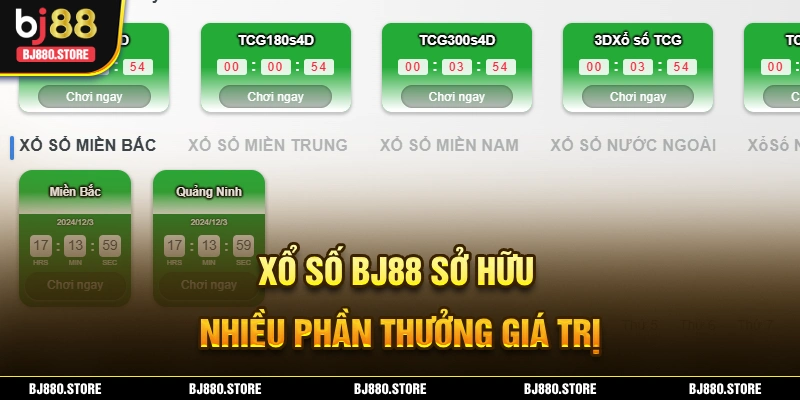 Dịch vụ xổ số sở hữu đa dạng kiểu cược 